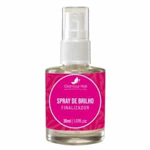 Spray de Brilho Finalizador para Cabelo Glamour Hair 30 ml – brilho intenso e toque seco