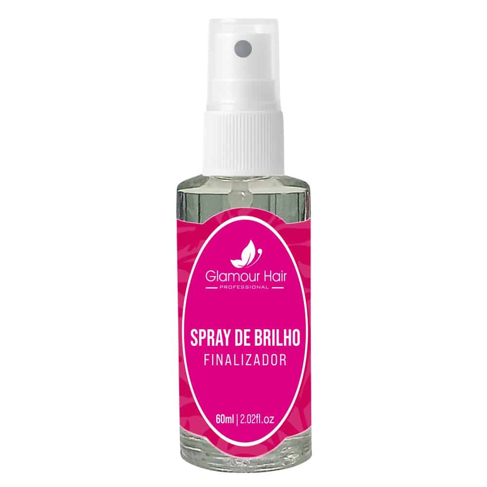 Perfume de cabelo com brilho finalizador Glamour Hair 60 ml com brilho intenso e aroma sofisticado
