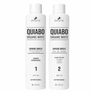 Kit Quiabo Organic White Selante e Shampoo 1 Litro Profissional