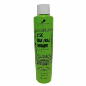 Condicionador Liso Natural Quiabo 1 Litro Nutrição Sem Frizz pH 3,5-4,5