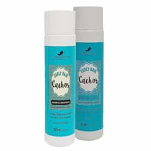 Kit Curly Hair Cachos 300ml Shampoo Ativador Definição Antifrizz Karité Argan