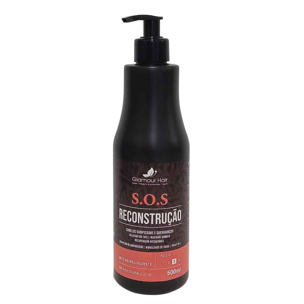 SOS Anti Emborrachamento 500ml Reconstrução Reversão Química Queratina