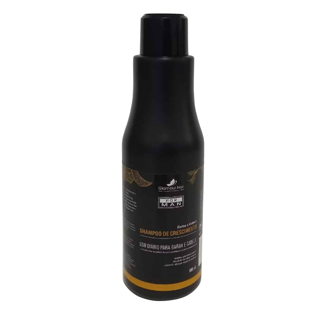 Shampoo de Crescimento Barba e Cabelo 500ml FOR MAN Antiqueda