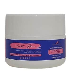 Ultra Blond Matizador Violet Blue 280g Neutraliza Amarelo e Laranja Pantenol Karité