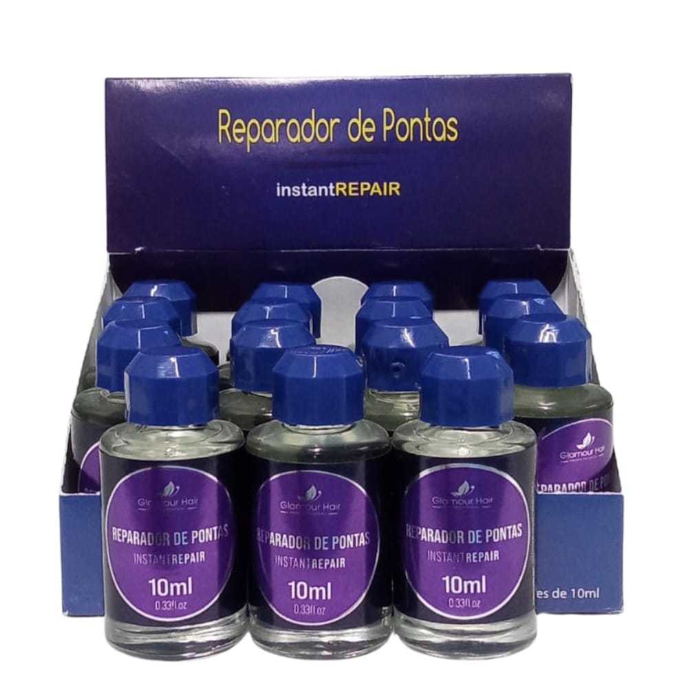 Caixa Reparador de Pontas Instant Repair 12x10ml Atacado Argan Filtro Solar