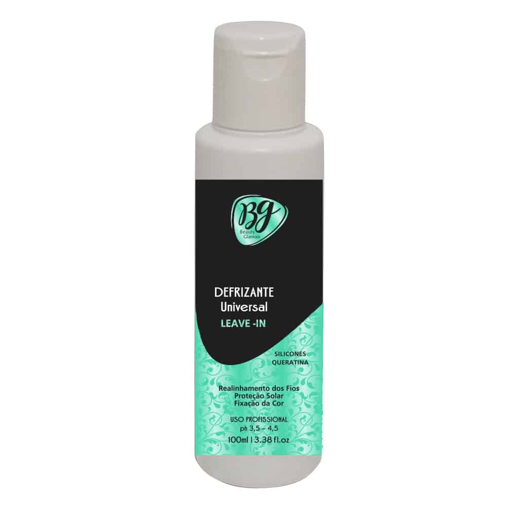 Leave-in Defrizante Universal 100ml Proteção Térmica e UV com Queratina