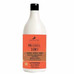 Máscara Condicionante Hidratante Pós Química 3 em 1 Glamour Hair 2,5L