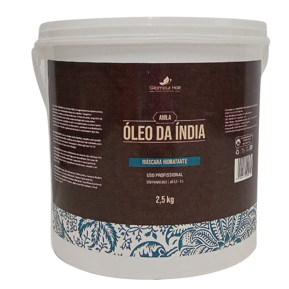 Máscara Capilar Óleo da Índia 2,5kg Nutrição e Força Profissional