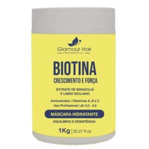 Máscara Biotina Crescimento e Força 280g Glamour Hair