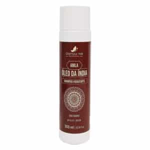 Shampoo Hidratante Óleo da Índia Amla 300ml Uso Diário Sem Sal pH 4.0-5.0